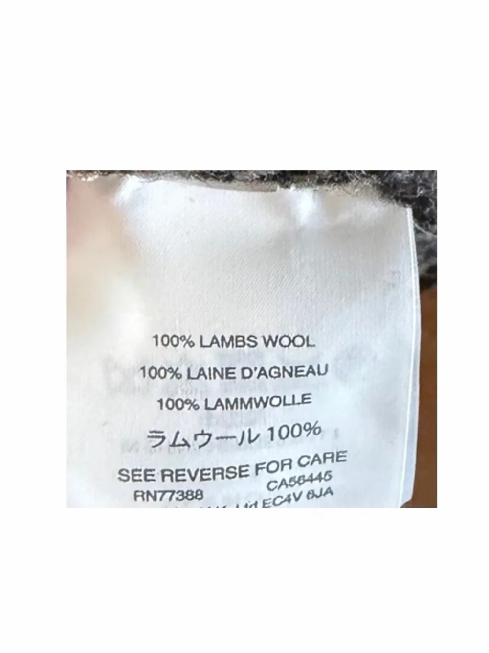 J.Crew‎ Lambs Wool Shawl Collar Sweater